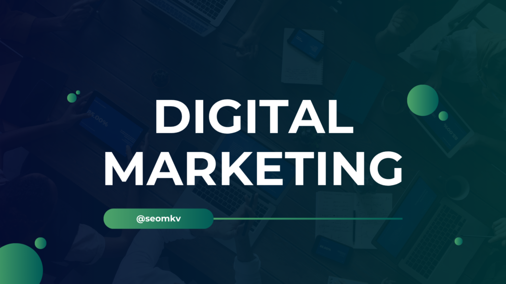 blue green modern bold digital marketing presentation