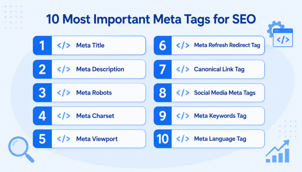 Meta Tags for SEO