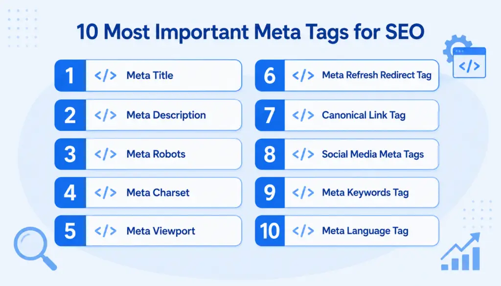 Meta Tags for SEO